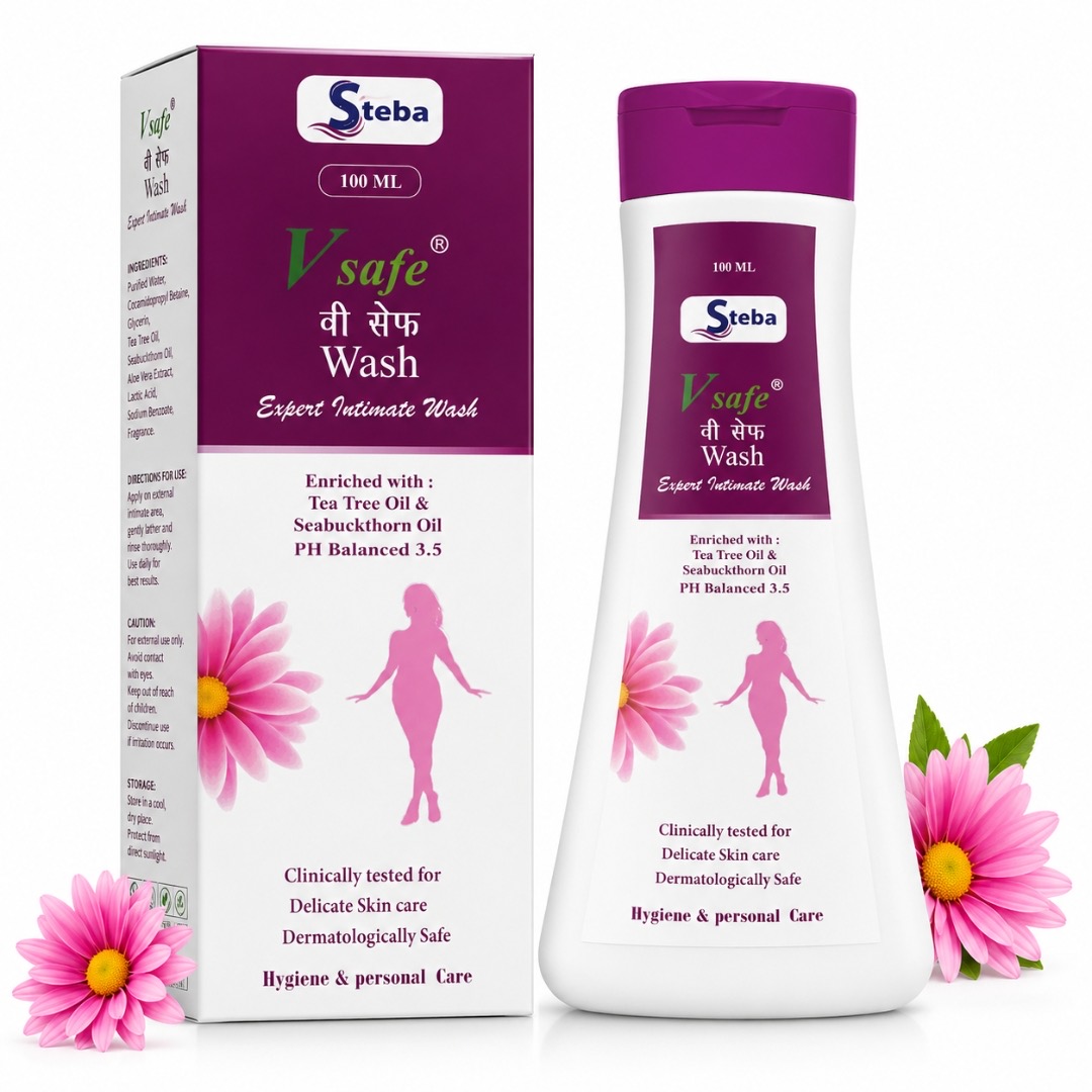 V Safe Wash 100 ml bottle with carton pack